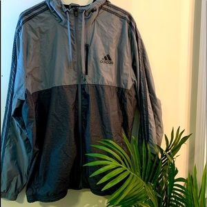 Women’s Adidas Wind Breaker Hooded Jacket XL